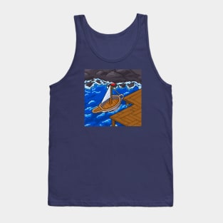 Pixel Art Gravy Boat Tank Top